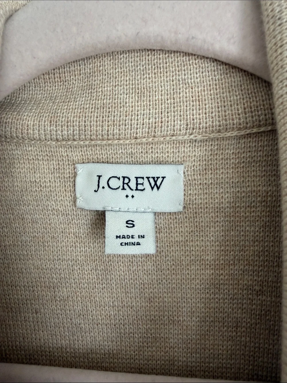 J. Crew Women's Beige Knit Blazer Jacket
